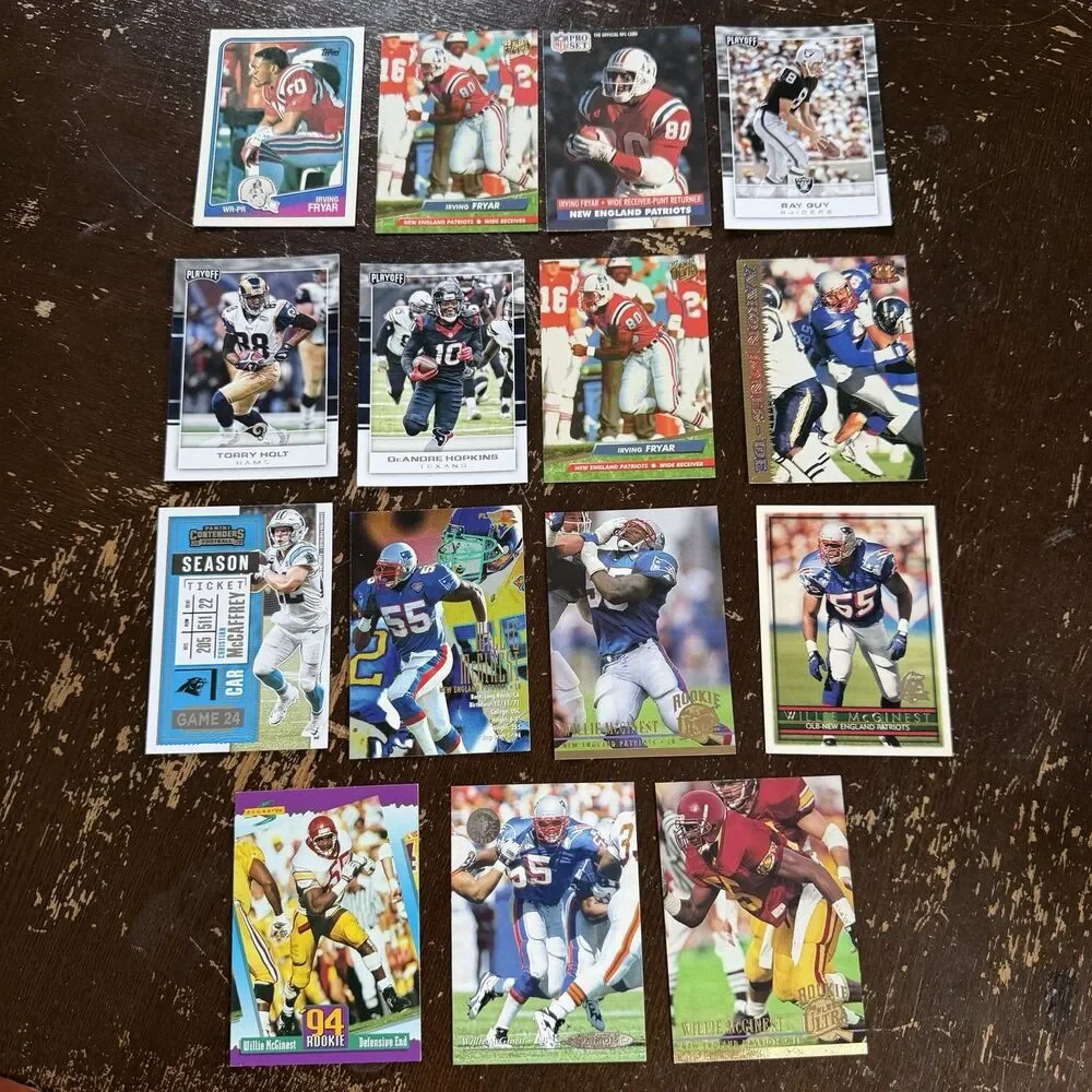 Football Cards Lot 200 NM ALL STARS w 1997 Pacific Diagon Silver Barry Sanders